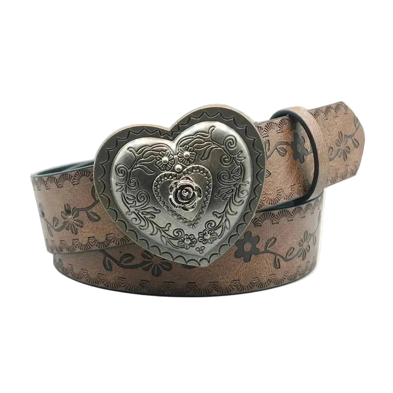 Ceinture western féminine – Forme cœur, parfaite avec robes et jeans